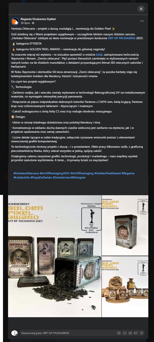 fb reganta herbata obiecana